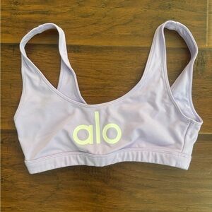 ALO Yoga Lavender Crop Top